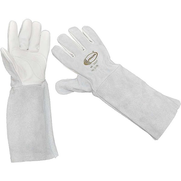 Luva vaqueta cano e dorso raspa,15cm 1-46 PROCIPA