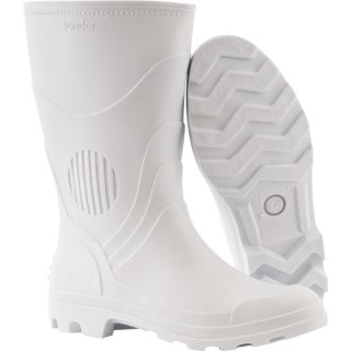 Bota de PVC branca cano médio sem forro 45 VONDER