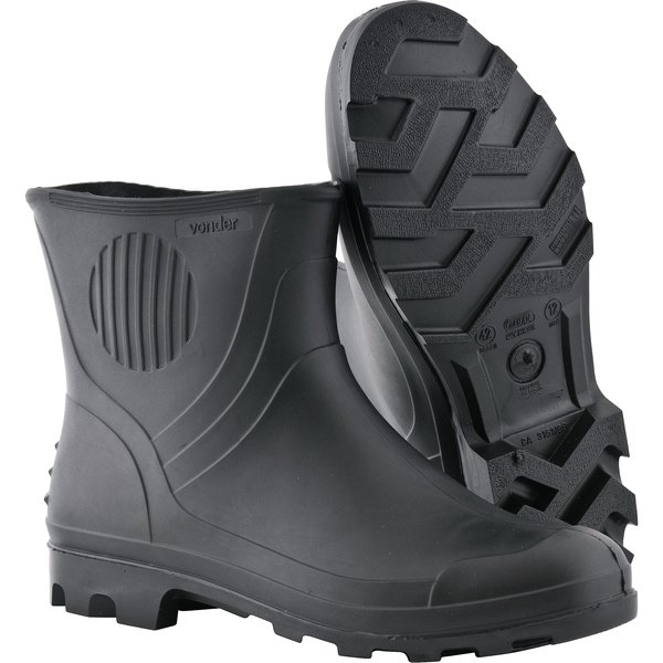 Bota de PVC preta cano 3/4 sem forro 43/44 VONDER