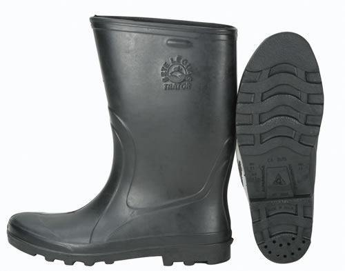 Bota de borracha preta modelo trator cano curto 38 ALPARGATAS