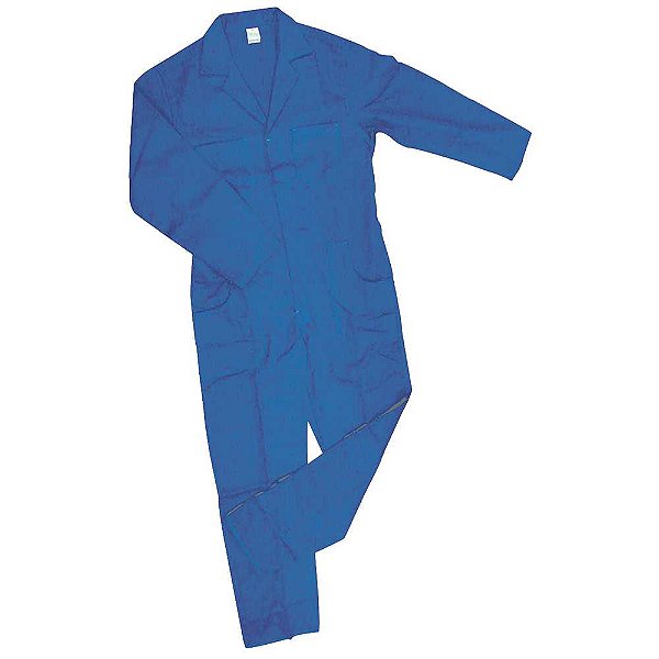 Macacão de brim azul manga longa GG Santanense Uniforte WICO