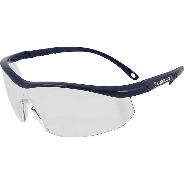 Óculos de segurança com lente incolor em policarbonato anti-risco Argon Elite LIBUS
