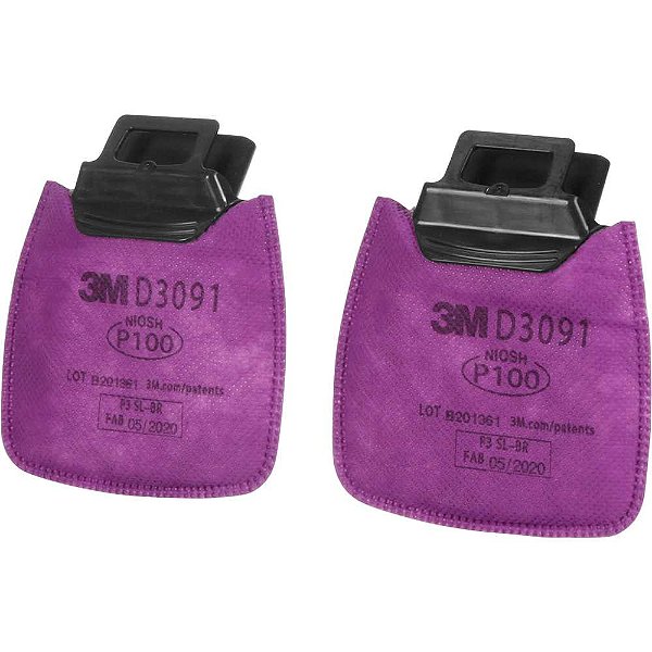 Filtro para respirador série Secure Click HF-800 D3091 3M