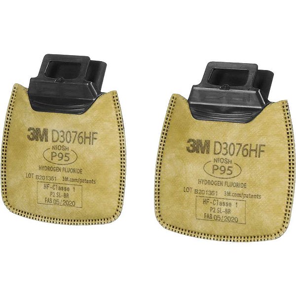 Filtro para respirador série Secure Click HF-800 D3076 3M