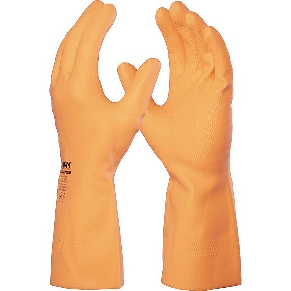 Luva de látex Max Orange tamanho XG DA-208D DANNY