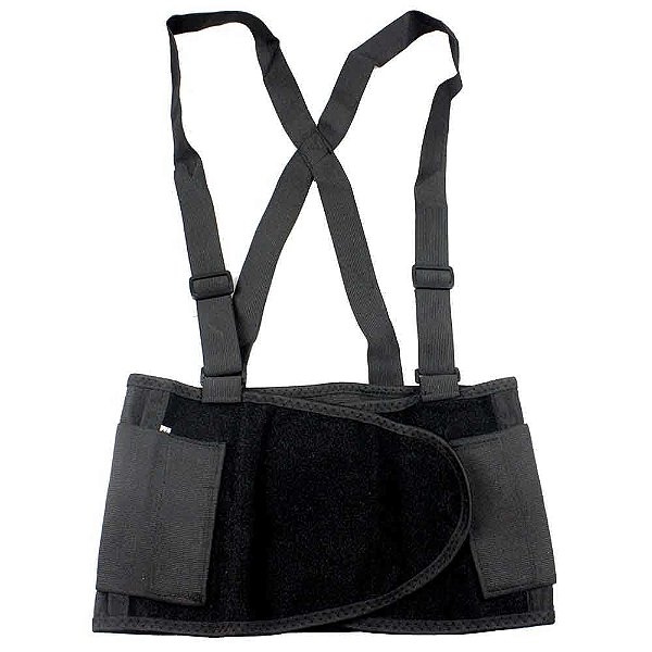 Protetor lombar com suspensório tamanho M 012332312 CARBOGRAFITE