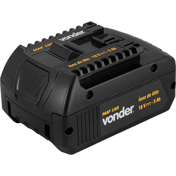 Bateria íons de lítio 18V 5 Ah para Máquina para Arquear Fita MAF 160 e MAF 190 VONDER