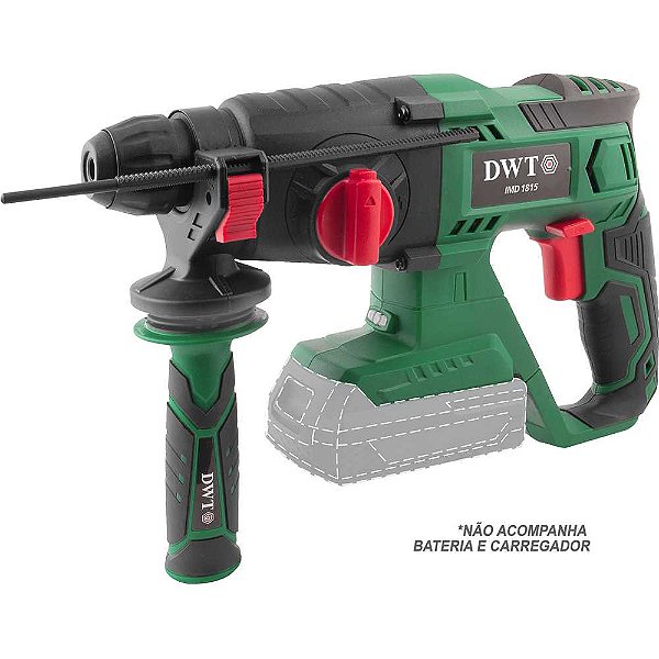 Martelete perfurador e rompedor bateria intercambiável de 18V sem bateria e sem carregador IMD 1815 DWT