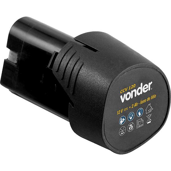 Bateria 12V íons de lítio para Chave Catraca a Bateria CCV 120 VONDER