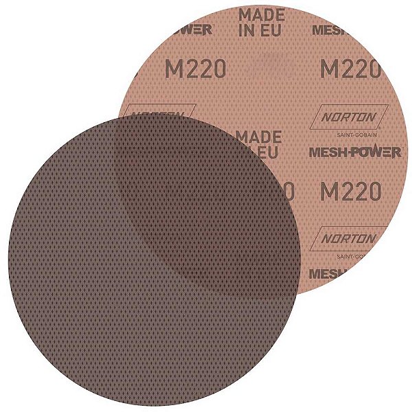 Disco de lixa telado com costado em pluma 180mm grão 150 M220 NORTON