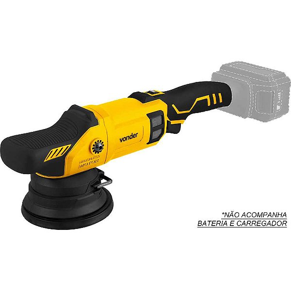 Politriz roto-orbital bateria intercambiável de 18V sem bateria e sem carregador IPRV 1855 VONDER
