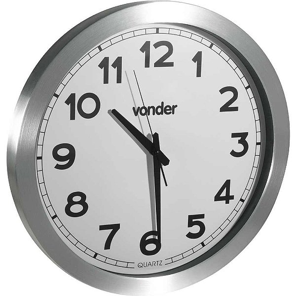 Relógio de parede 450mm VONDER