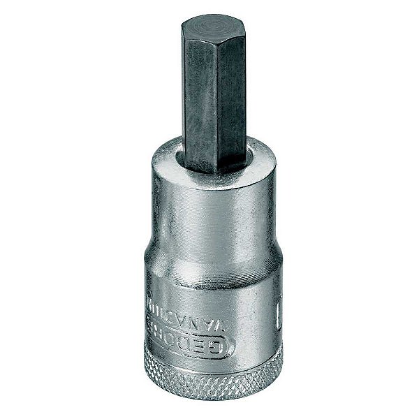 Soquete hexagonal 9/16" encaixe 1/2" IN19 GEDORE