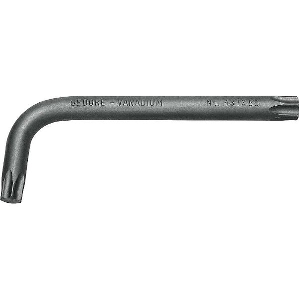 Chave hexalobular T7 tipoL 43TX GEDORE
