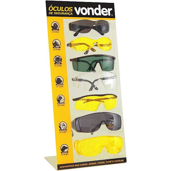 Expositor para óculos linha completa VONDER