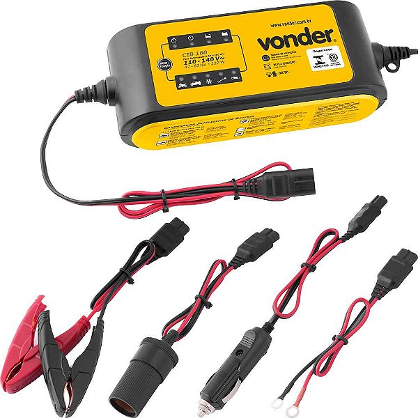 Carregador inteligente de bateria 110V - 140V ~ CIB 160 VONDER
