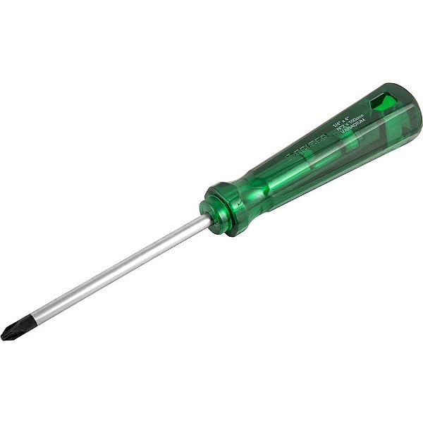 Chave phillips n° 2 - 1/4" x 4" aço cromo vanádio 217109 BN BELZER