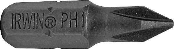 Bits/ponteira phillips com encaixe 1/4" nº1 x 25mm IW12887 kit com 10 peças IRWIN