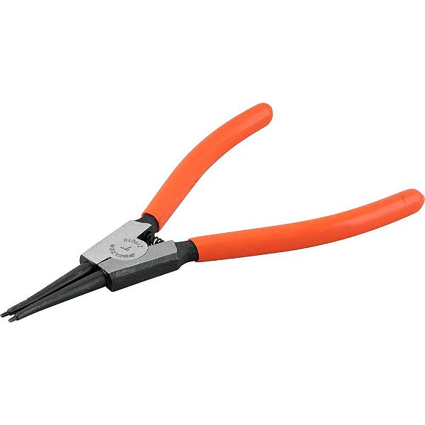 Alicate para anéis externos bico reto 7" 219010B BELZER