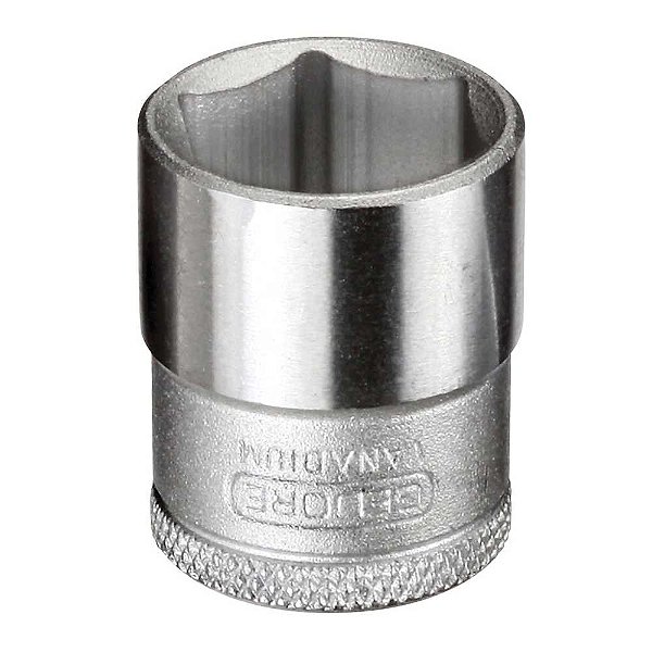 Soquete sextavado com encaixe de 3/8" x 1/4" em aço cromo vanádio GEDORE