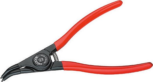 Alicate para anéis externos bico curvo 5.1/2" 45° 8000/A2 GEDORE