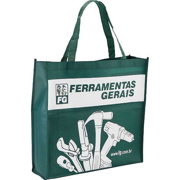 Sacola verde FERRAMENTAS GERAIS - 50 unidades