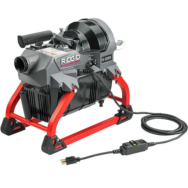 Máquina desentupidora seccional K-5208 220V 2"-8" 61698 RIDGID
