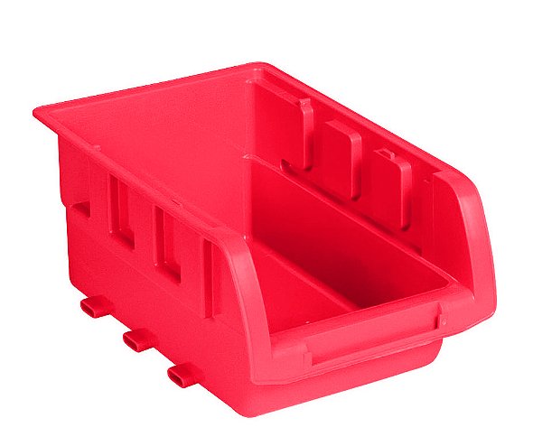 Gaveteiro plástico nº5 vermelho 14,5cm x 23,0cm x 12,0cm 5V MARCON