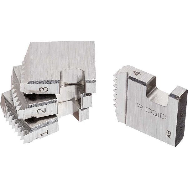 Jogo de cossinetes aço carbono 1/2" NPT para tarraxas 00-R RIDGID