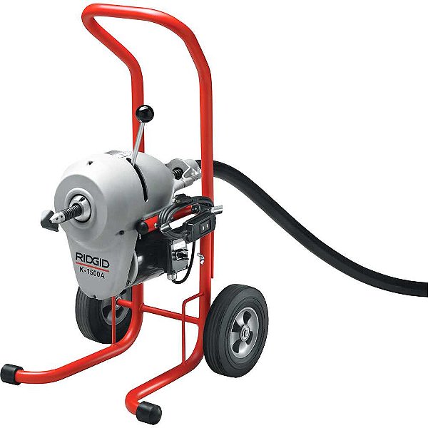 Desentupidora K-1500 SP 220V para linhas de 4" a 10" 45317 RIDGID