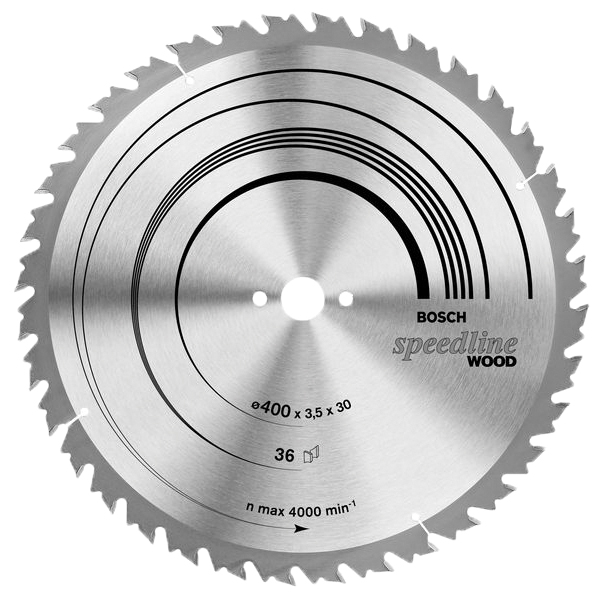 Lâmina de serra circular com dentes de metal duro/vídea 184mm x 20mm 20 dentes BOSCH