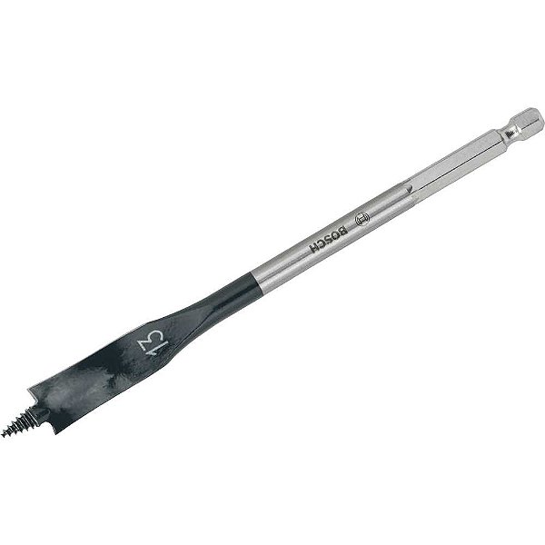 Broca chata para madeira 13mm x 152mm ponta autoperfurante BOSCH