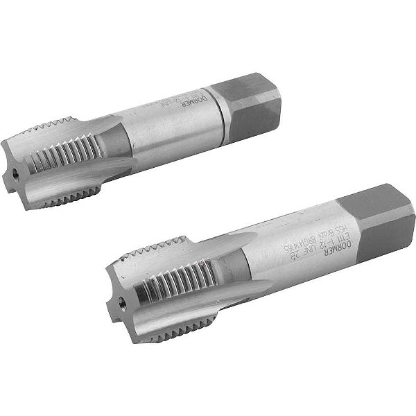 Macho manual de aço rápido 1" UNC jogo com 2 peças DORMER