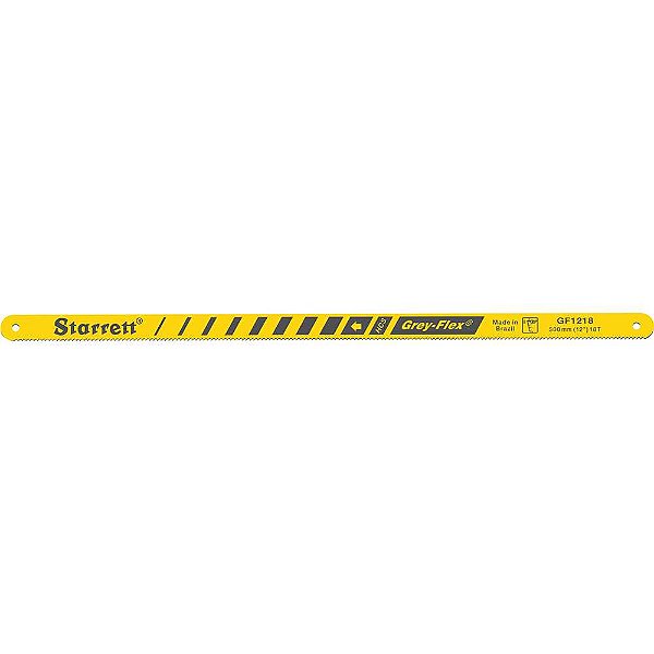 Lâmina de serra manual 12" x 1/2" com 18 dentes flexível caixa com 50 peças GF1218 STARRETT