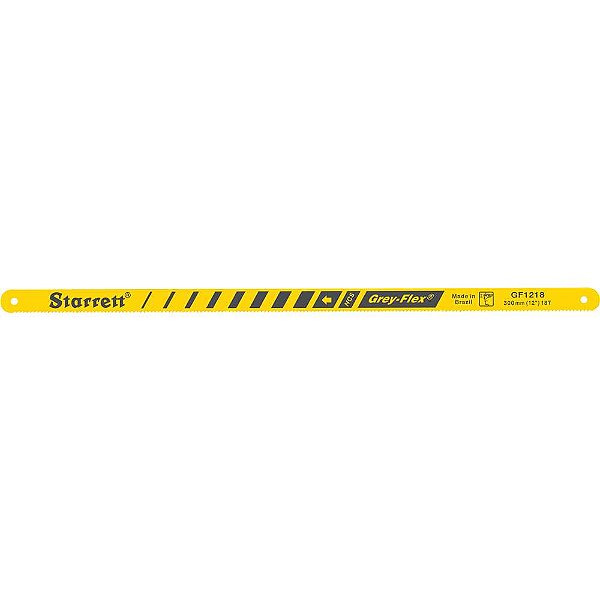 Lâmina de serra manual 12" x 1/2" com 24 dentes flexível caixa com 50 peças GF1224 STARRETT