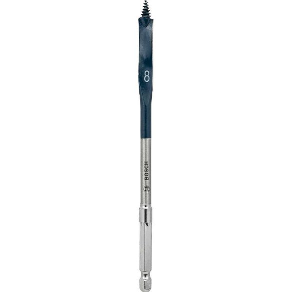 Broca chata para madeira 8mm x 152mm ponta autoperfurante BOSCH