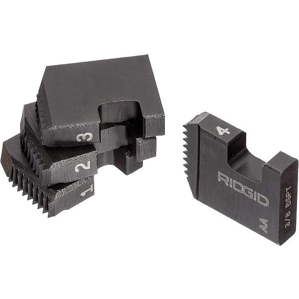 Jogo de cossinetes aço carbono 3/8" BSPT para tarraxas modelo 00-R RIDGID