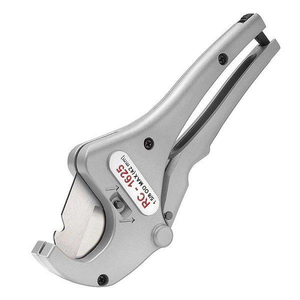 Cortador de tubos 1/2" a 1.5/8" modelo RCa1625 com catraca para tubos de PVC PEX e borracha RIDGID