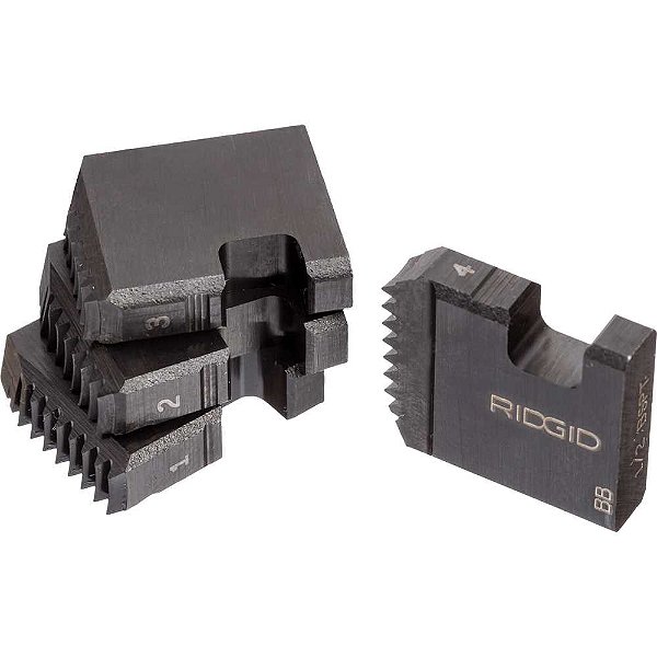 Jogo de cossinetes aço carbono 1/2" BSPT para tarraxas 00-R RIDGID