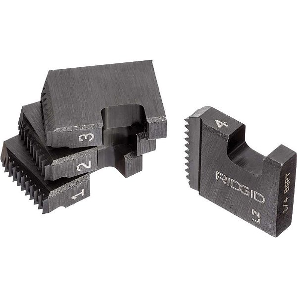 Jogo de cossinetes aço carbono 1/4" BSPT para tarraxas 00-R RIDGID
