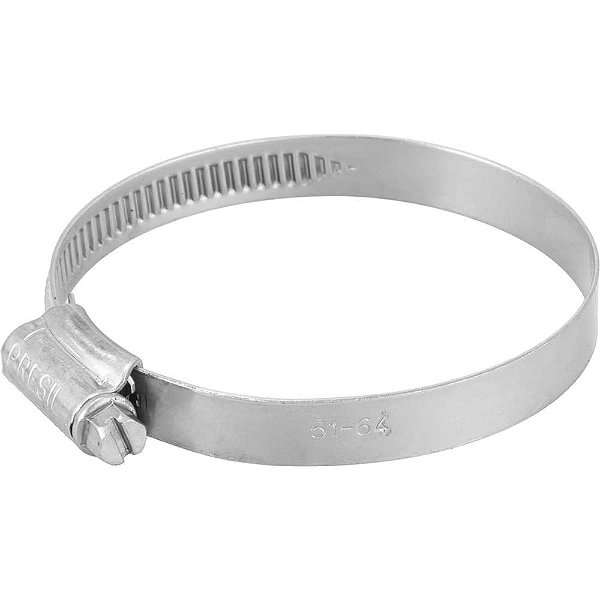 Abraçadeira de inox 51mm a 64mm PIF5164 pacote com 20 peças SUPRENS