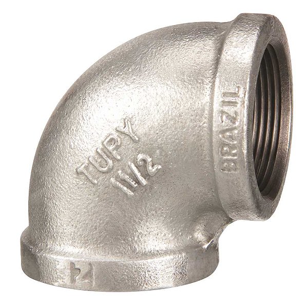 Cotovelo 90° 1/2" NPT galvanizado 680700443 TUPY