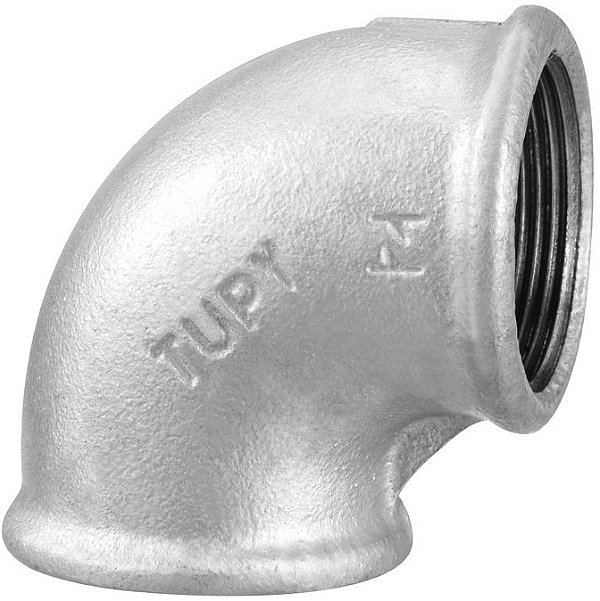 Cotovelo 90° 1" BSP galvanizado 120760733 TUPY