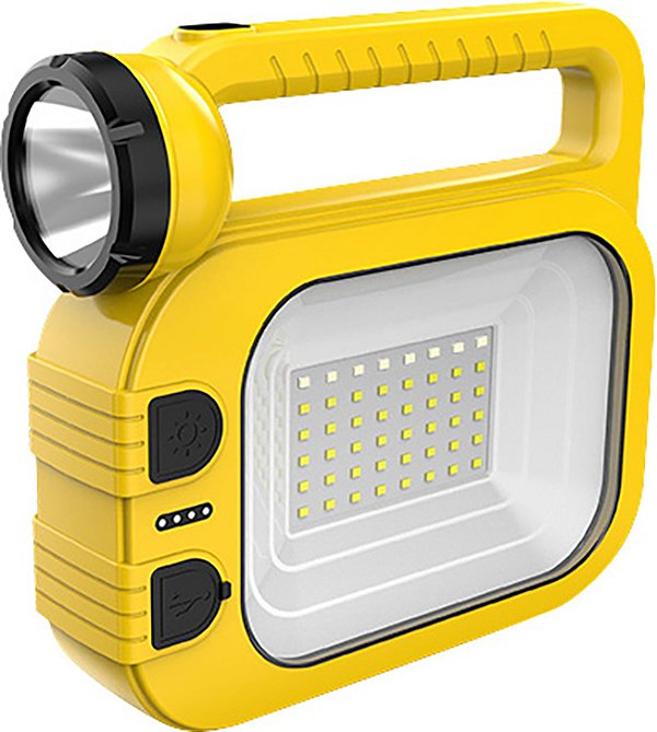 Lanterna LED recarregável com carregador solar 15060154 TASCHIBRA