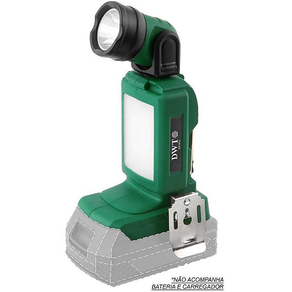 Lanterna de led bateria intercambiável de 18V sem bateria e sem carregador ILD 1810 DWT