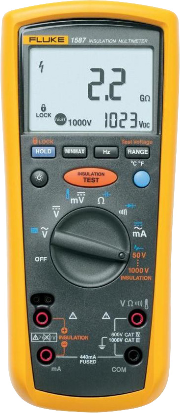 Multímetro com teste de isolação 1587 FLUKE