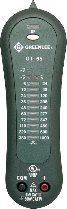 Medidor e testador de tensão e polaridade GT-65 GREENLEE