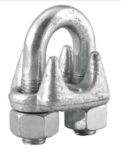 Clips para cabo de aço 1" - 25,40mm pesado embalagem com 20 peças VONDER PLUS