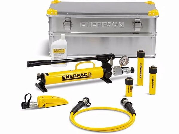 Conjunto de bomba manual e três cilindros de 5 toneladas SC05HTB ENERPAC