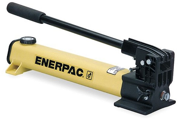 Bomba hidráulica manual simples ação de 2 estágios capacidade de óleo 0,98 litros P-2282 ENERPAC